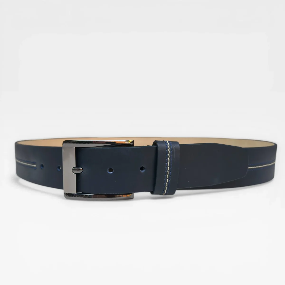 Cinturón Casual de Cuero Vacuno para Hombre 4cm – Alta Densidad Modelo Strength - Imagen 6