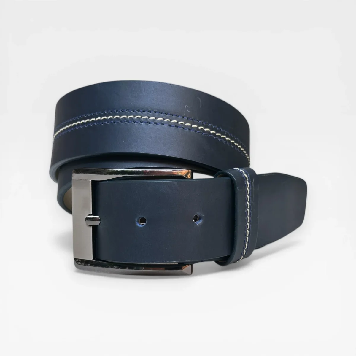 Cinturón Casual de Cuero Vacuno para Hombre 4cm – Alta Densidad Modelo Strength - Imagen 7