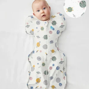 Swaddle Up™ 0.2 TOG Algodón Espacio blanco