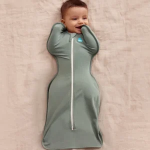 Swaddle Up™ Saco de arrullo 1.0 TOG de Viscosa de Bambú Verde Oliva Intenso