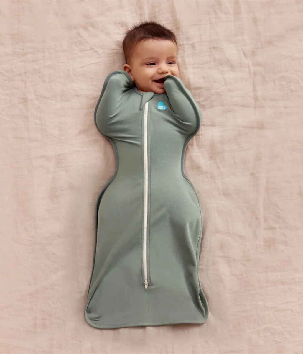 Swaddle Up™ Saco de arrullo 1.0 TOG de Viscosa de Bambú Verde Oliva Intenso - Imagen 2