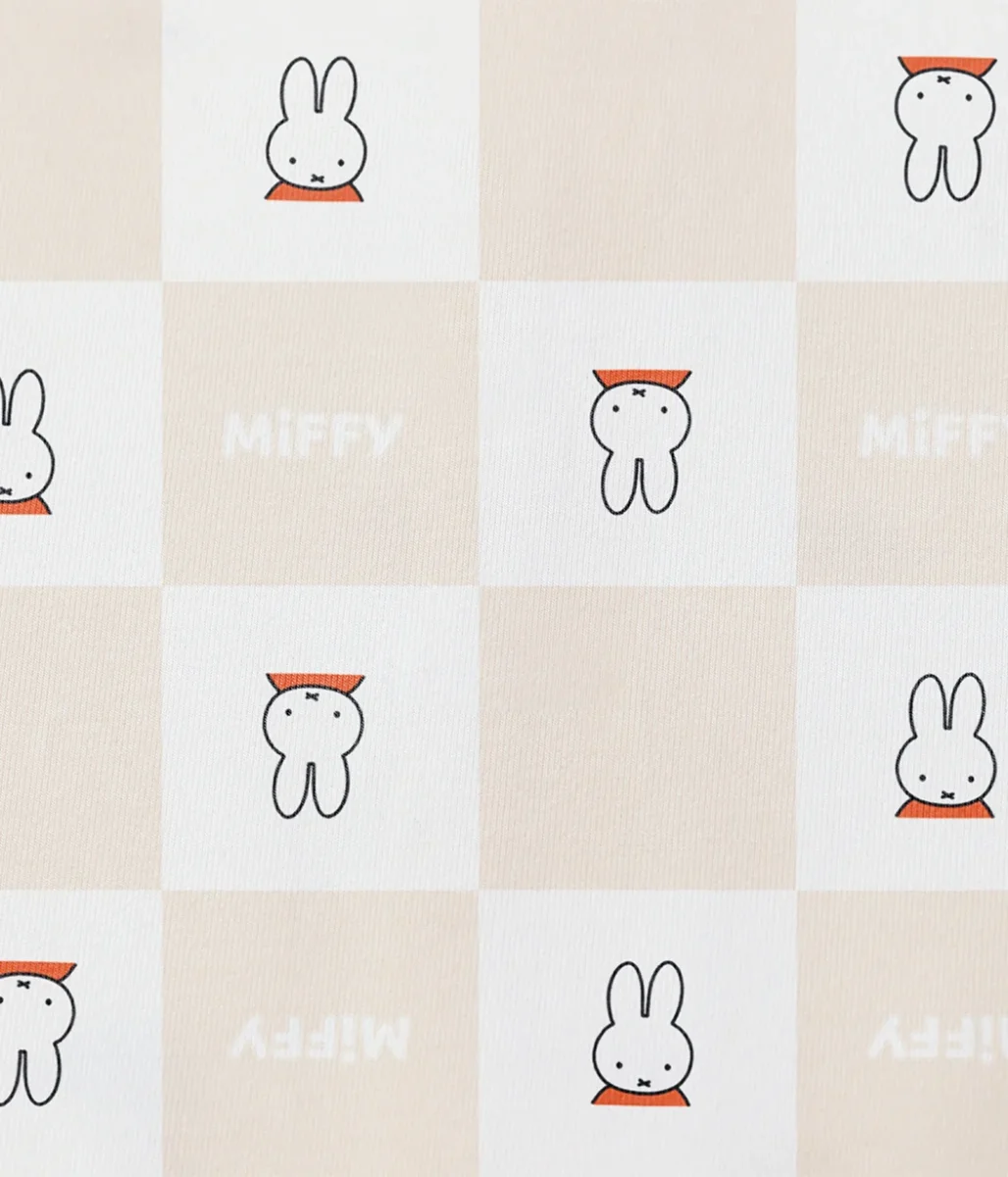 Pelele de algodón Abedul Miffy a cuadros - Imagen 5