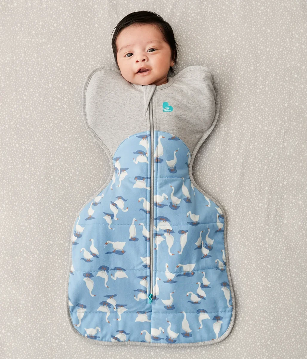Swaddle Up™ 2.5 TOG Algodón Azul Polvoriento Silly Goose - Imagen 6