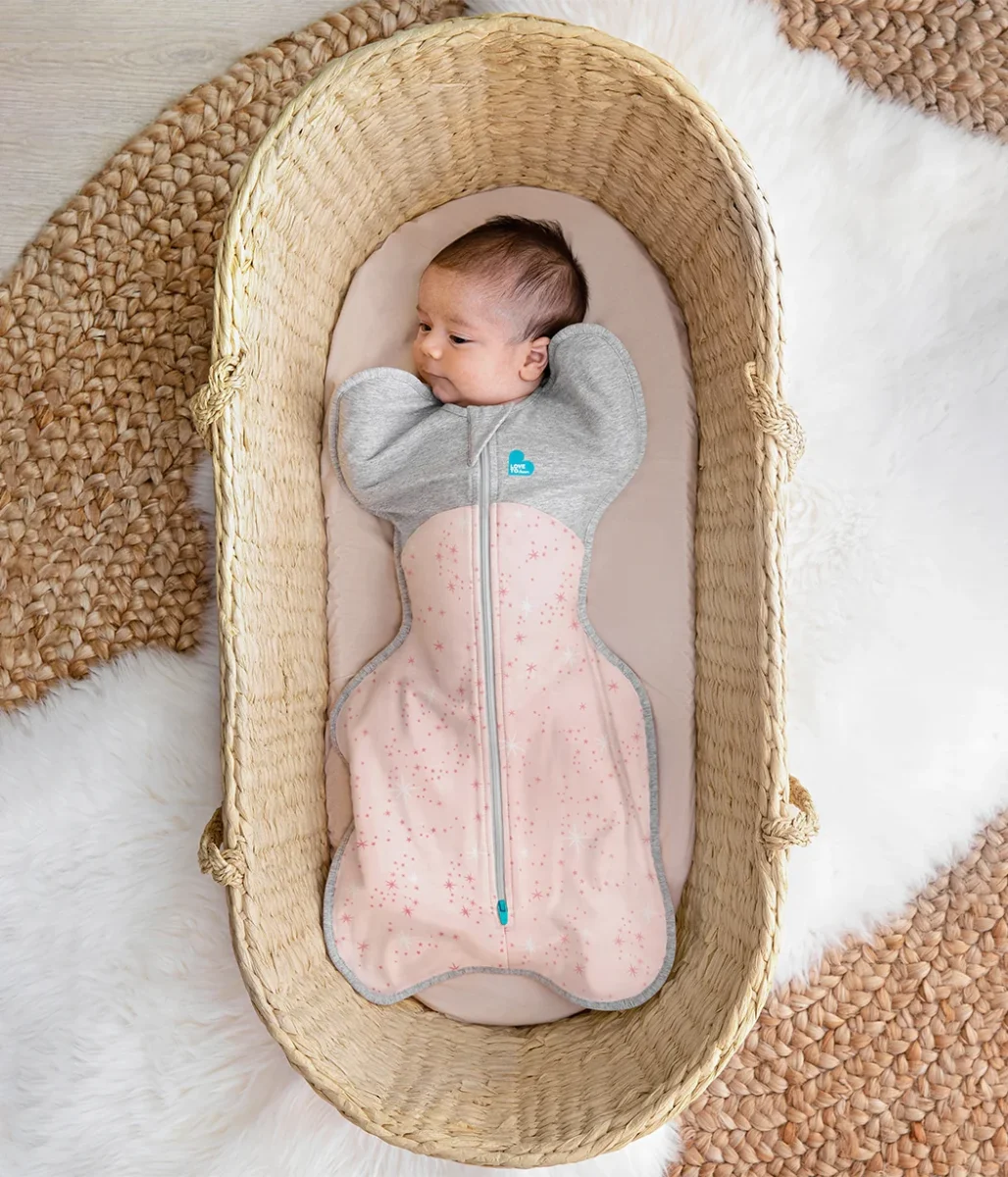 Swaddle Up™ 1.5 TOG Algodón Rosa Estrella del Norte
