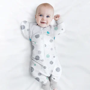 Swaddle Up™ Traje de transición 0.2 TOG Algodón Blanco