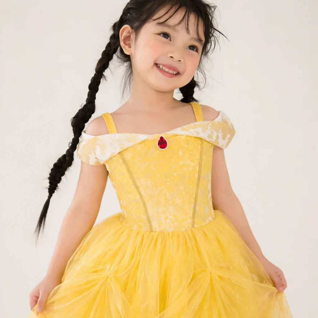 Disfraz de princesa Velvet de Bella Amarillo- GREAT PRETENDERS - Imagen 3