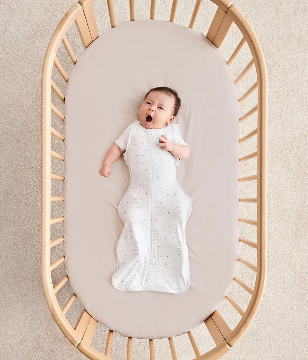 Swaddle Up™ Saco de dormir de transición 0.2 TOG Algodón Blanco Tú Eres Mío - Imagen 6