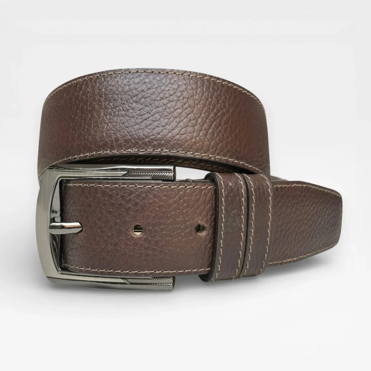 Cinturón de Cuero Vacuno Grueso para Hombre 4cm – 6 Colores Modelo Grand - Imagen 6