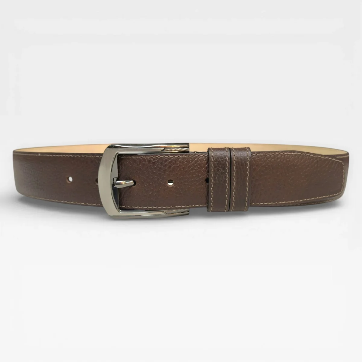 Cinturón de Cuero Vacuno Grueso para Hombre 4cm – 6 Colores Modelo Grand - Imagen 7