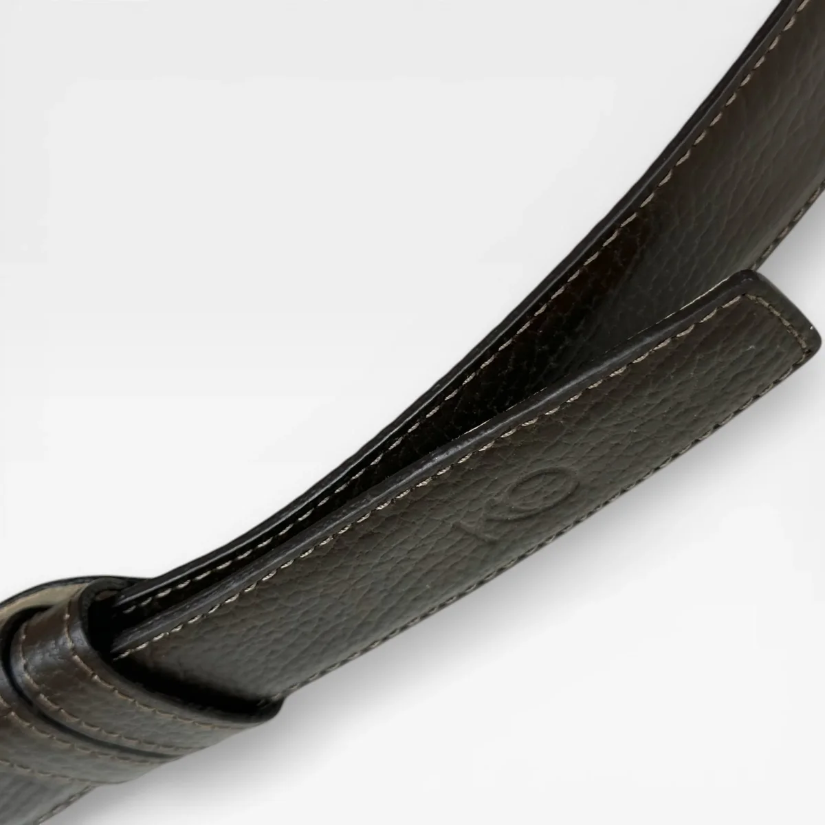 Cinturón Formal de Cuero Vacuno para Hombre 3.5cm – Hebilla Zamak Modelo Excellent - Imagen 7