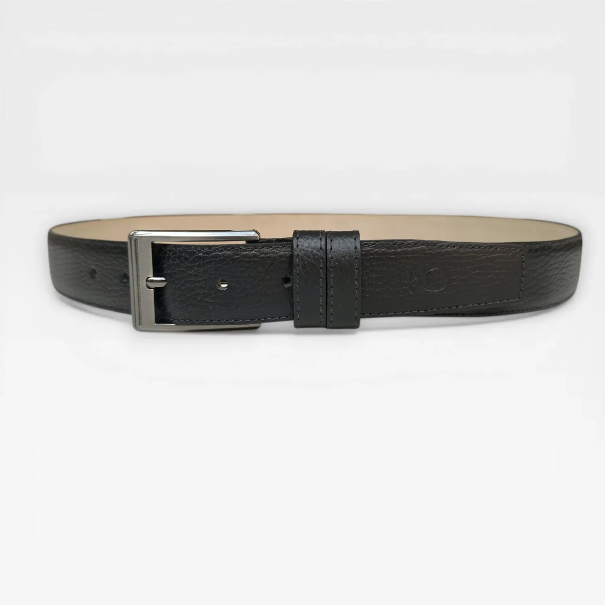 Cinturón Formal de Cuero Vacuno para Hombre 3.5cm – Hebilla Zamak Modelo Excellent - Imagen 4
