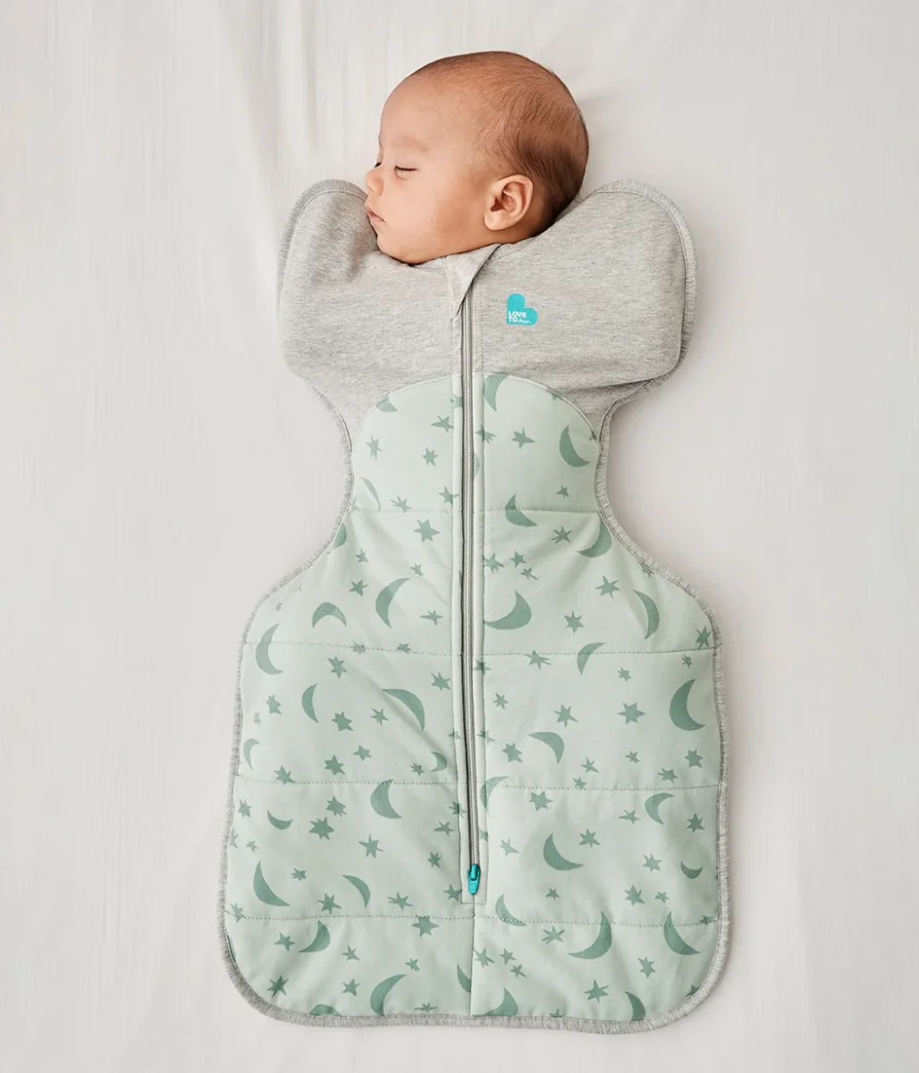 Swaddle Up™ 3.5 TOG Algodón Oliva Claro de Luna - Imagen 6