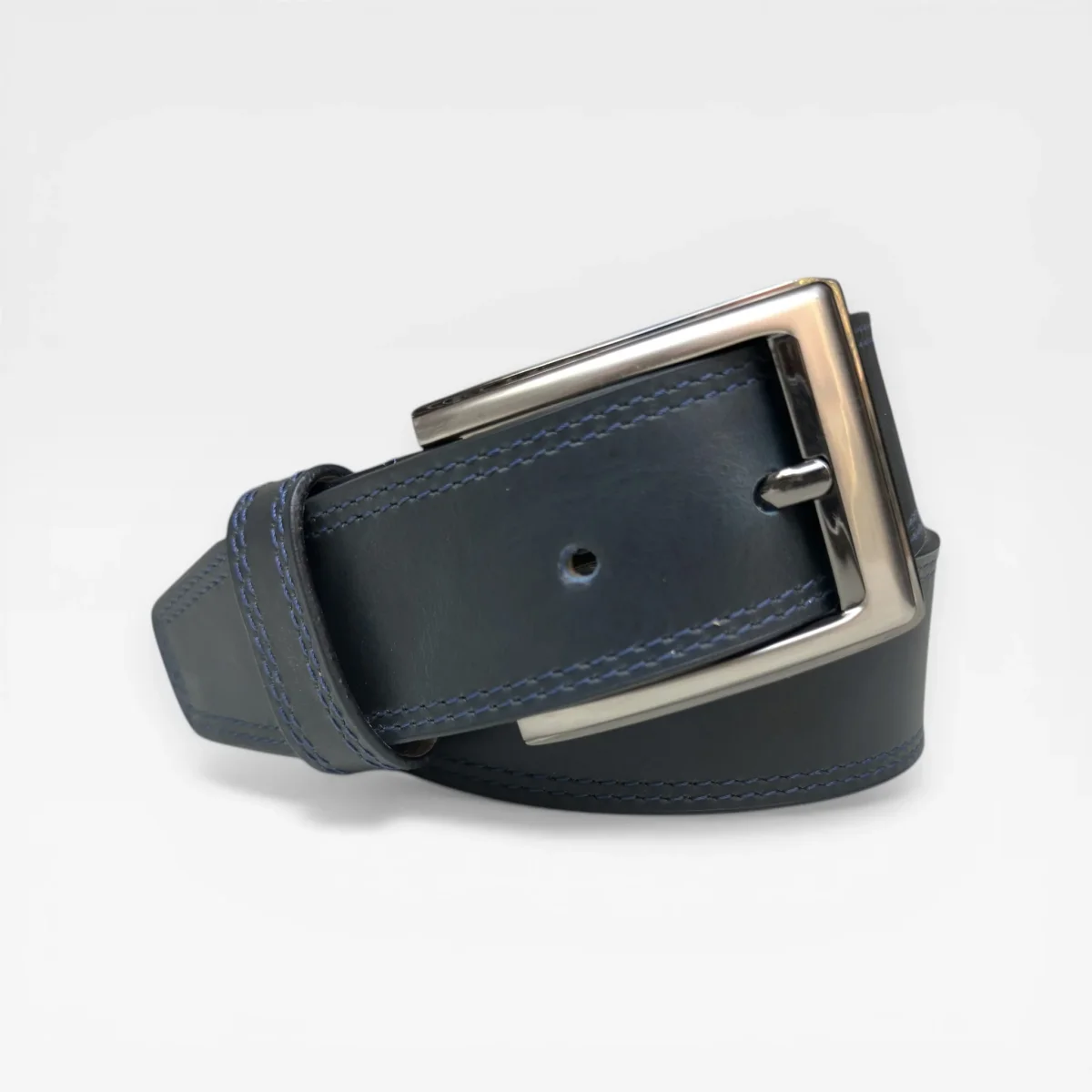Cinturón Clásico de Cuero Vacuno para Hombre 4cm – 5 Colores Modelo Enduring - Imagen 9