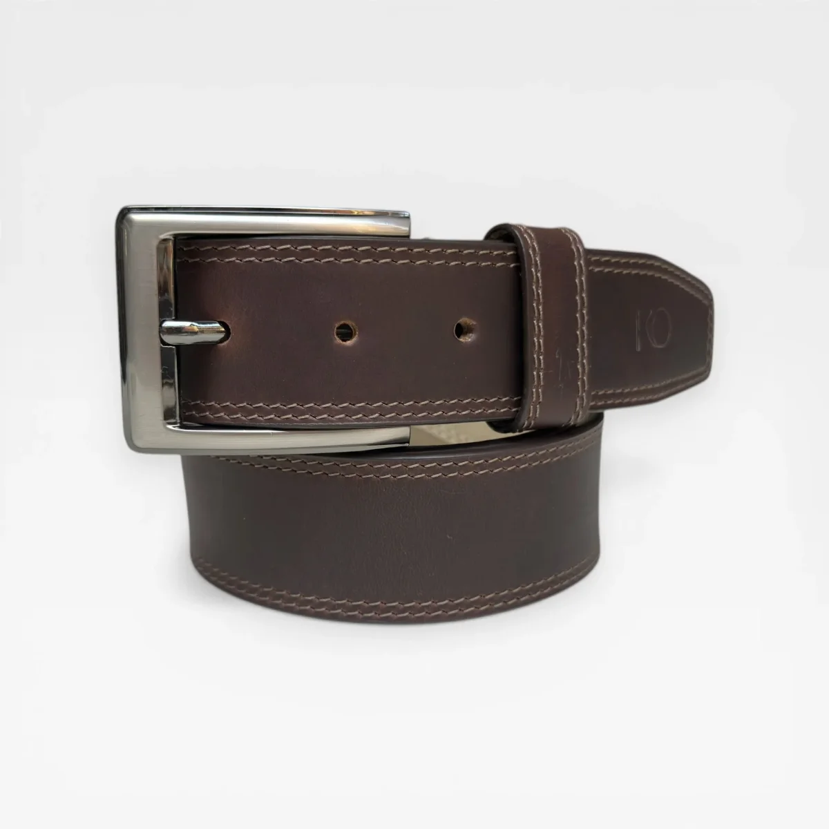 Cinturón Clásico de Cuero Vacuno para Hombre 4cm – 5 Colores Modelo Enduring - Imagen 7