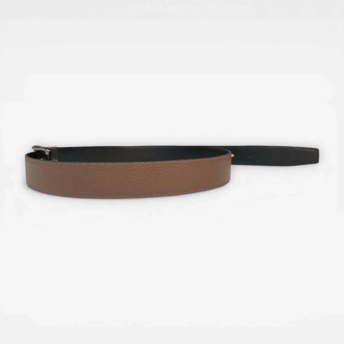 Cinturón Reversible de Cuero Legítimo para Hombre – Doble Faz Negro y Café - Imagen 7