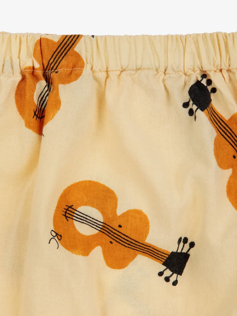 Pantalón corto ACOUSTIC GUITAR amarillo BB- BOBO CHOSES - Imagen 3