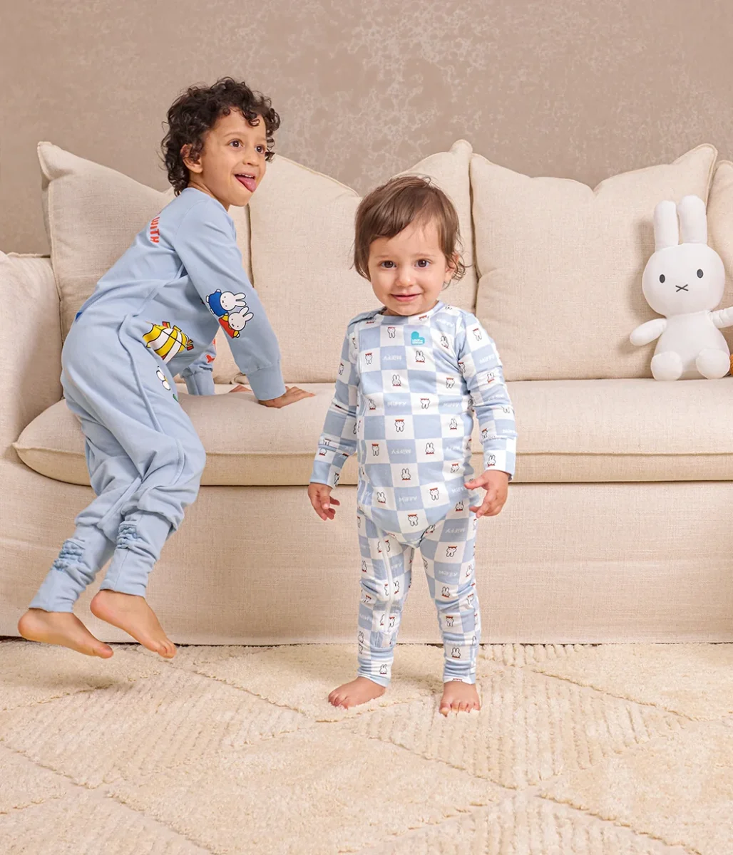 Pelele de algodón Azul Miffy a cuadros - Imagen 8