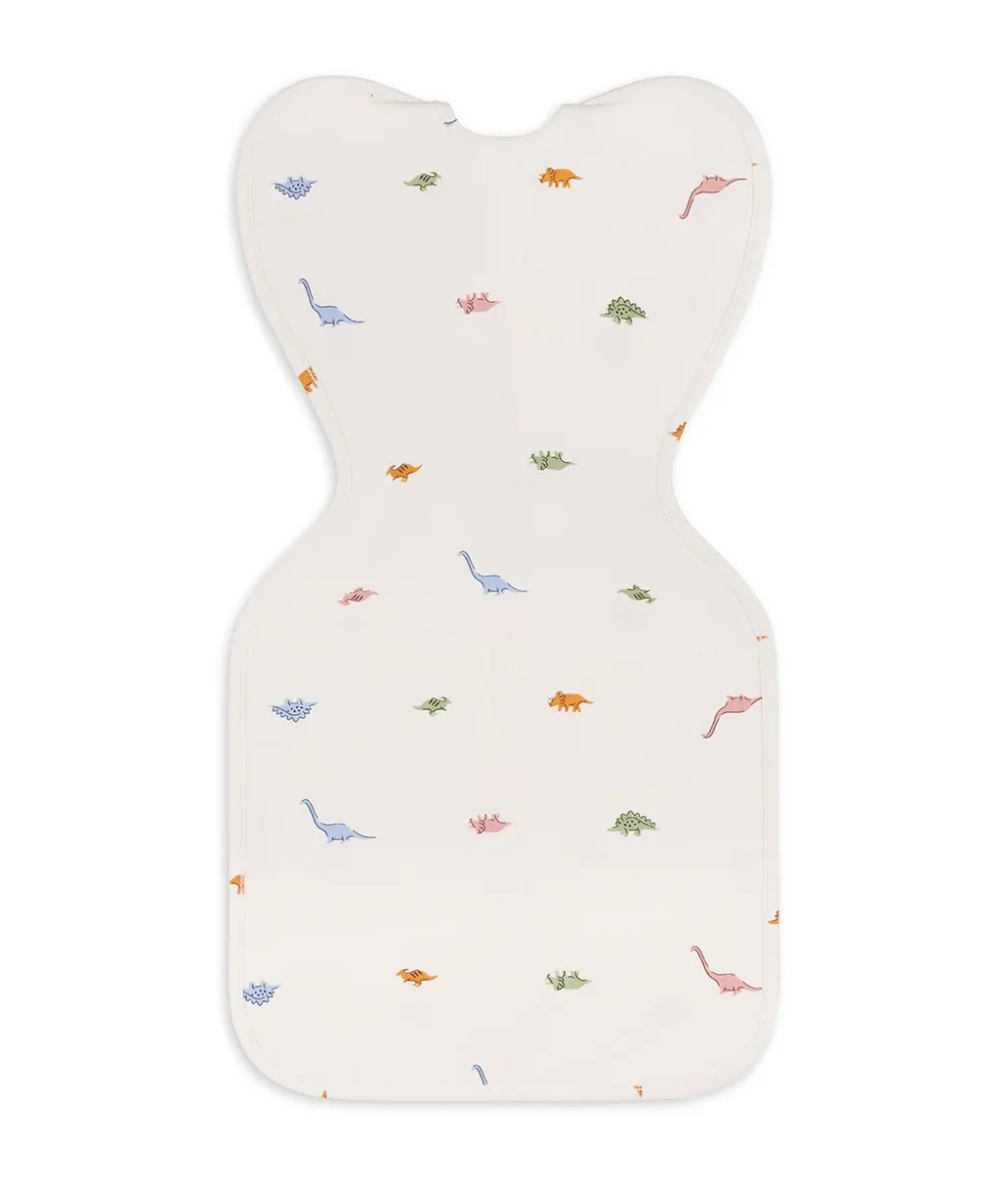Swaddle Up™ 1.0 TOG de algodón color crema Dino Snore - Imagen 4