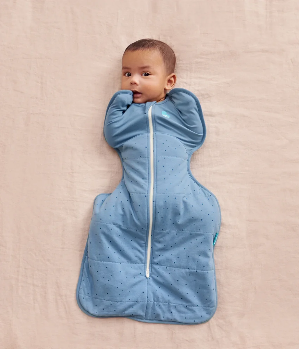 Swaddle Up™ Saco de arrullo 2.5 TOG Algodón Azul tormenta Guijarros