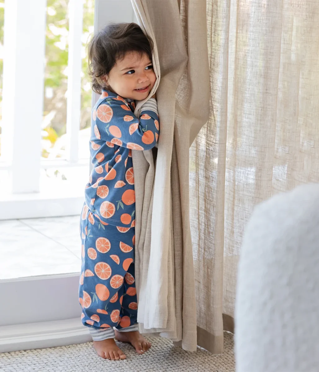 Conjunto de pijama para niños de manga larga de algodón denim Sweet Dreams - Imagen 7