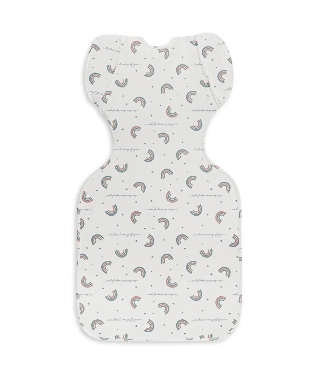 Saco de transición Swaddle Up™ 1.0 TOG algodón blanco Rainbow Dream - Imagen 4