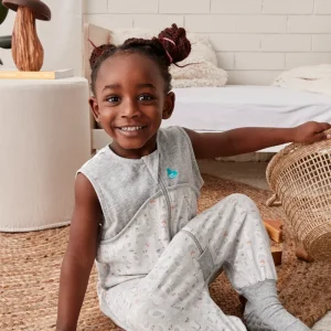 Pijama 0.2 TOG Algodón Orgánico Gris Gaviotas