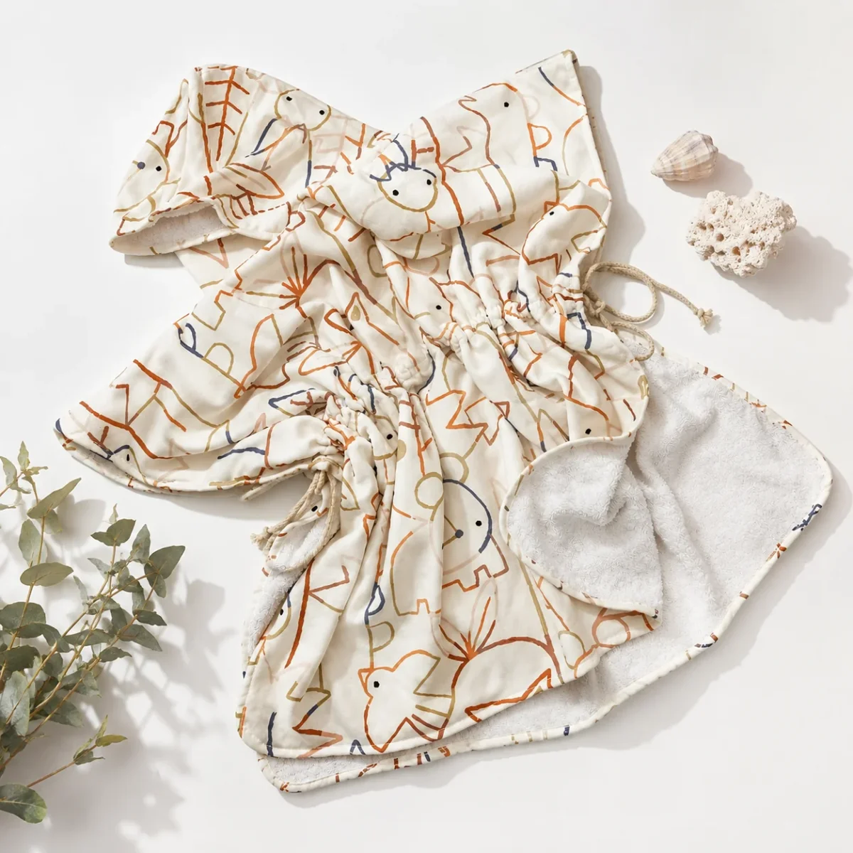 Toallas Poncho Estampadas- MONNUAGE - Imagen 2