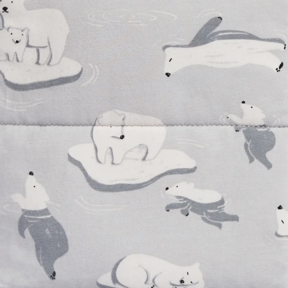 Swaddle Up™ Bolsa de transición 3.5 TOG Algodón Gris Polo Sur - Imagen 4