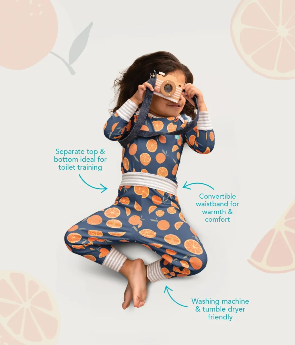 Conjunto de pijama para niños de manga larga de algodón denim Sweet Dreams - Imagen 6