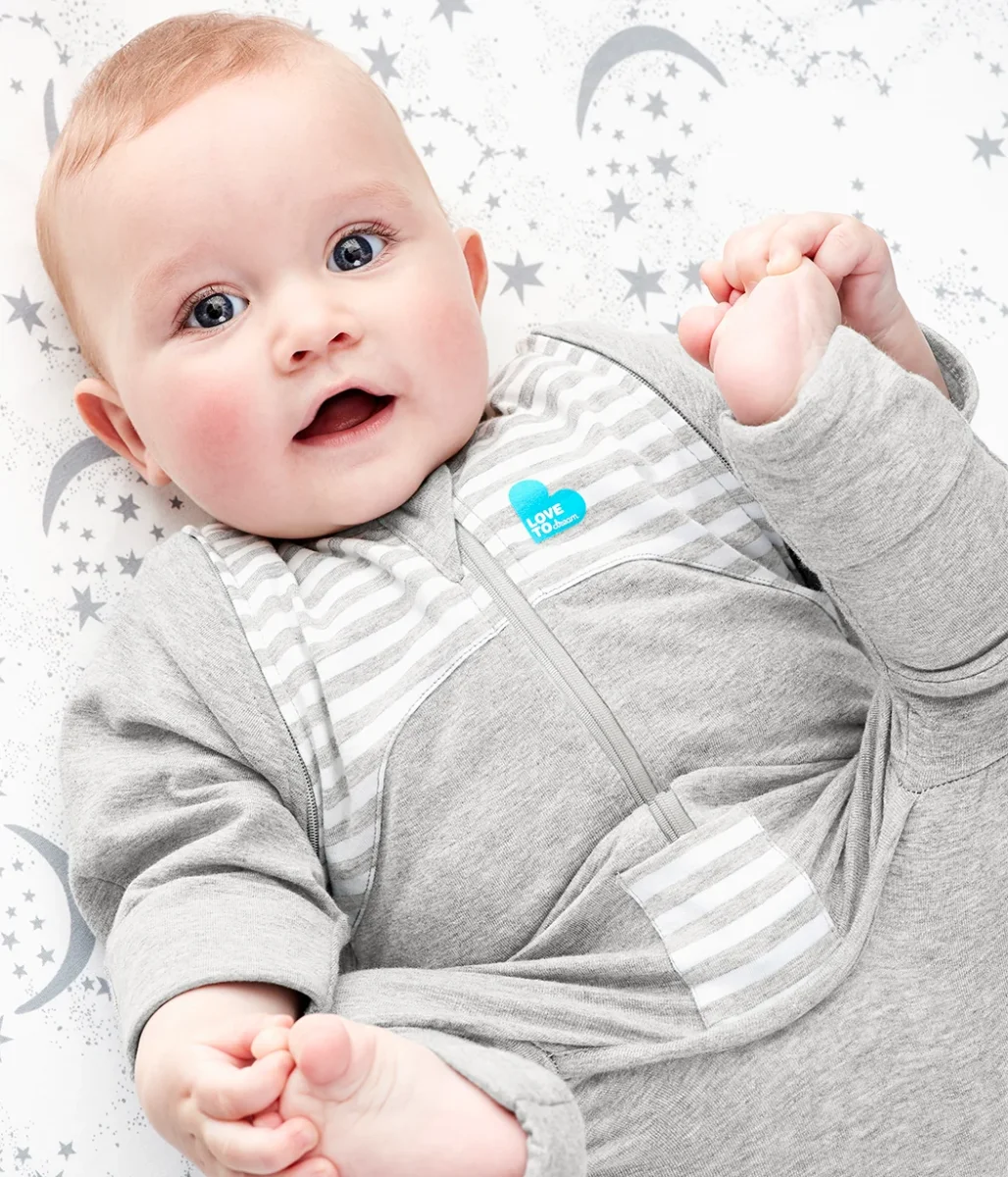 Swaddle Up™ Traje de transición 1.0 TOG Algodón Gris - Imagen 5