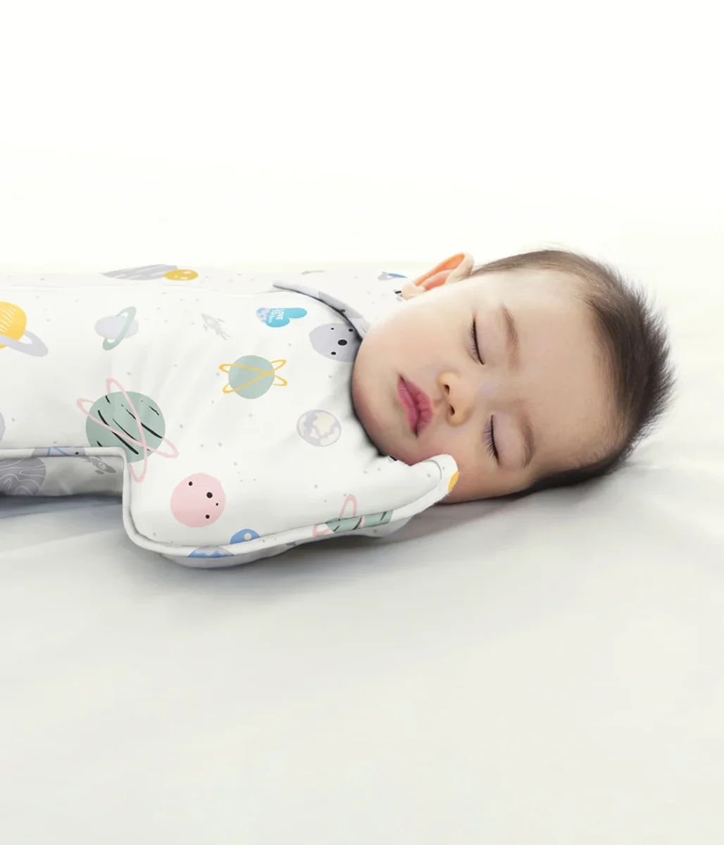 Swaddle Up™ 0.2 TOG Algodón Espacio blanco - Imagen 5