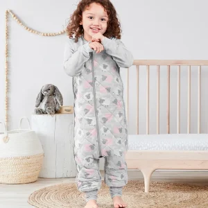 Traje de dormir 2.5 TOG Algodón orgánico/Lana Merino Oveja rosa