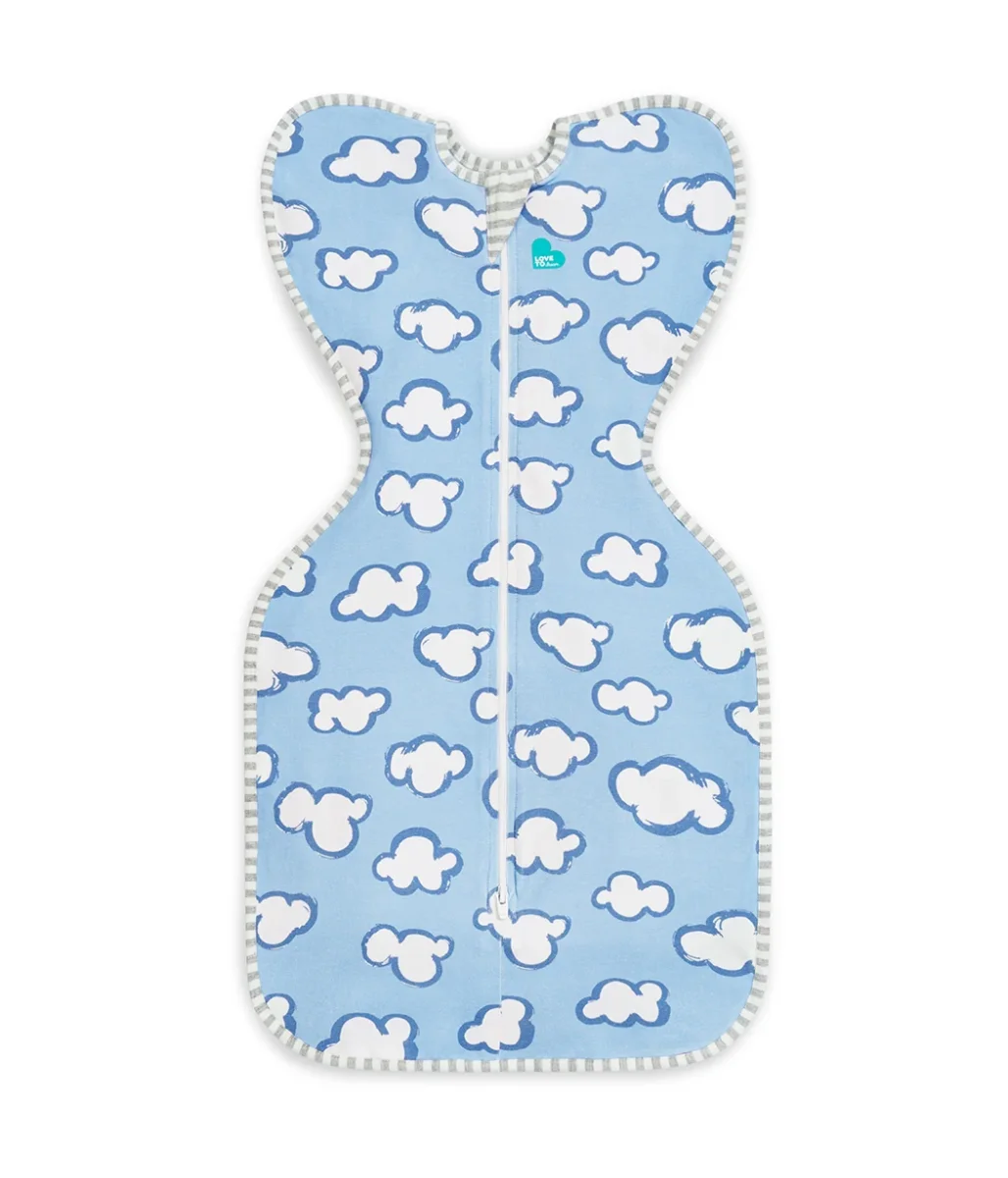 Swaddle Up™ 1.0 TOG Algodón Dusty Blue Daydream - Imagen 4