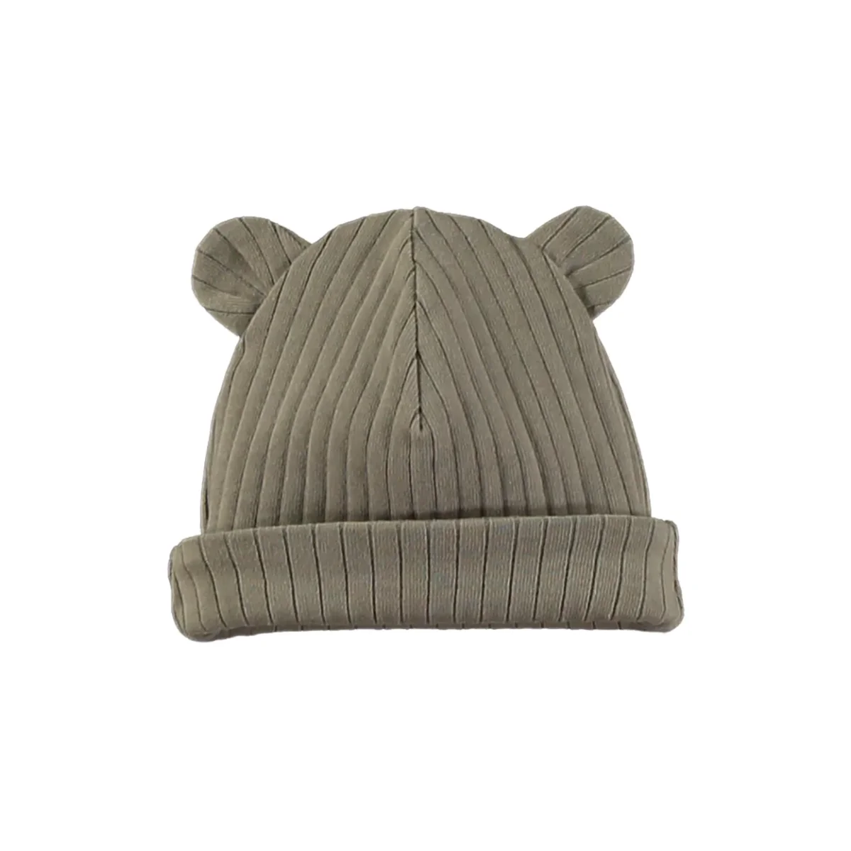 Gorro orejitas de canalé SWEET MAXI RIB NOUGAT- LILLYMOM - Imagen 2