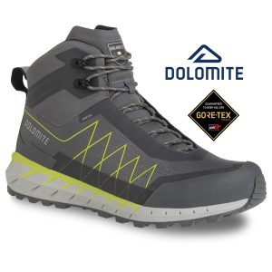 BOTAS CRODA NERA HI GTX Color Gunmetal Grey/lime Green