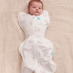 Swaddle Up™ Pucksack 1.0 TOG Baumwolle Weiß Wolken Häschen