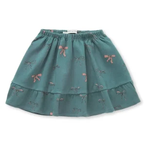 Falda volantes estampado de lazos- SPROET & SPROUT