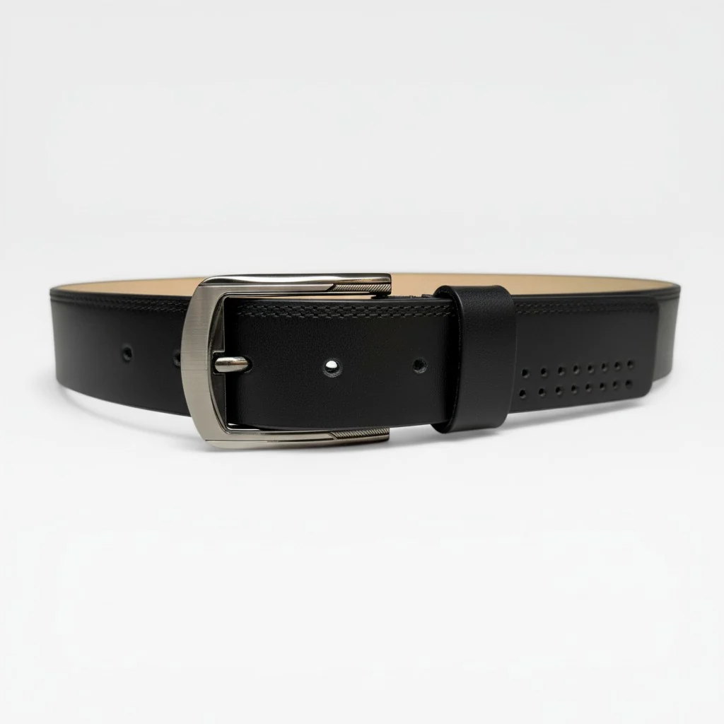 Cinturón Casual de Cuero Genuino para Hombre 4cm – Perforaciones Modelo Distinctive - Imagen 7