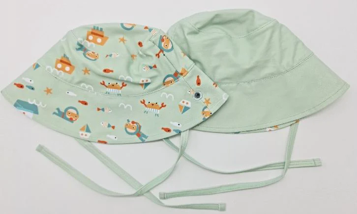 Gorro Buket reversible con protección solar UPF 50+- MONNUAGE - Imagen 7