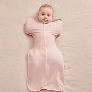 Swaddle Up™ Saco de arrullo 1.0 TOG Algodón Rosa Polvo Estrella Brillante