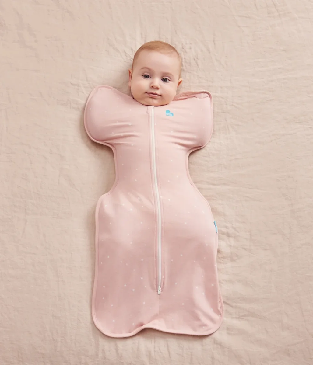 Swaddle Up™ Saco de arrullo 1.0 TOG Algodón Rosa Polvo Estrella Brillante