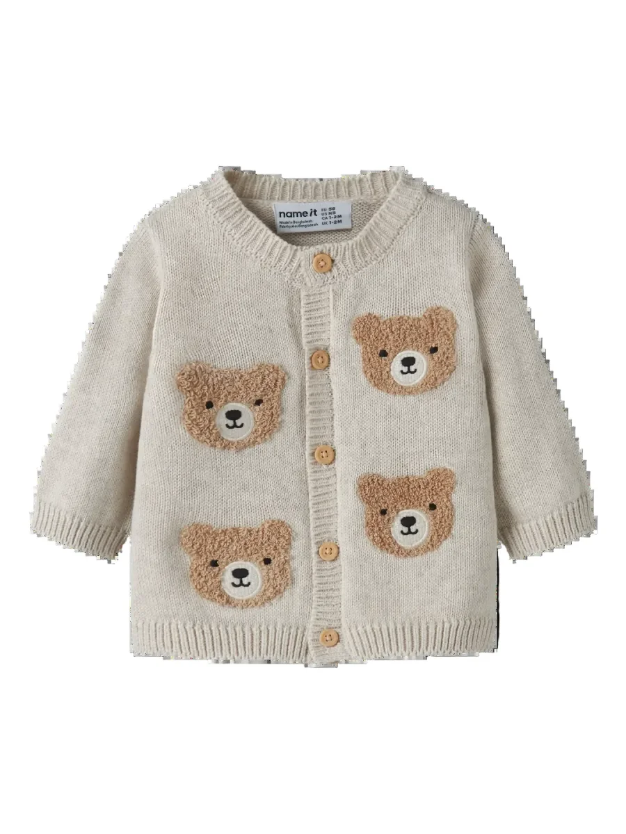 Chaqueta Ositos Beige -NAME IT