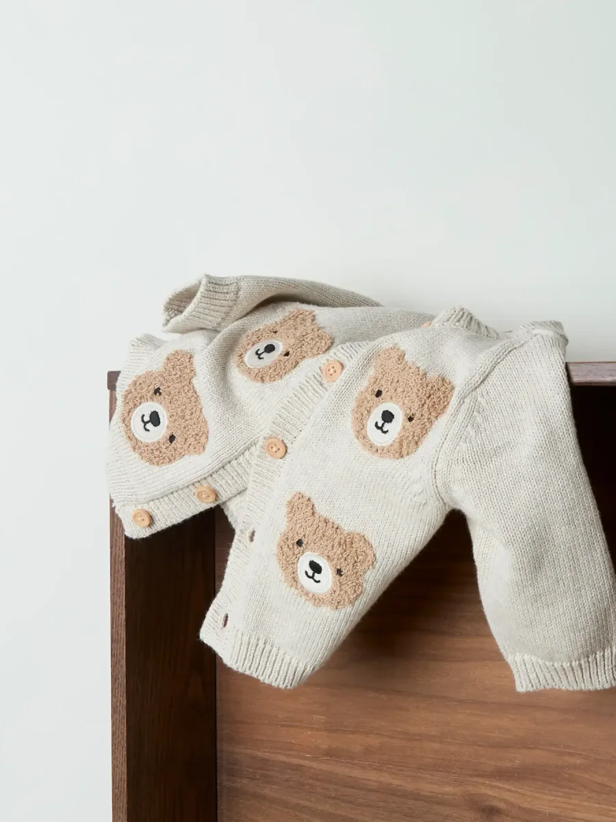 Chaqueta Ositos Beige -NAME IT - Imagen 5