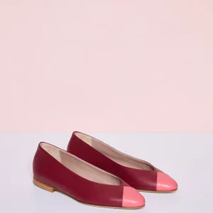 Jackie Diamond Burdeos Puntera Coral