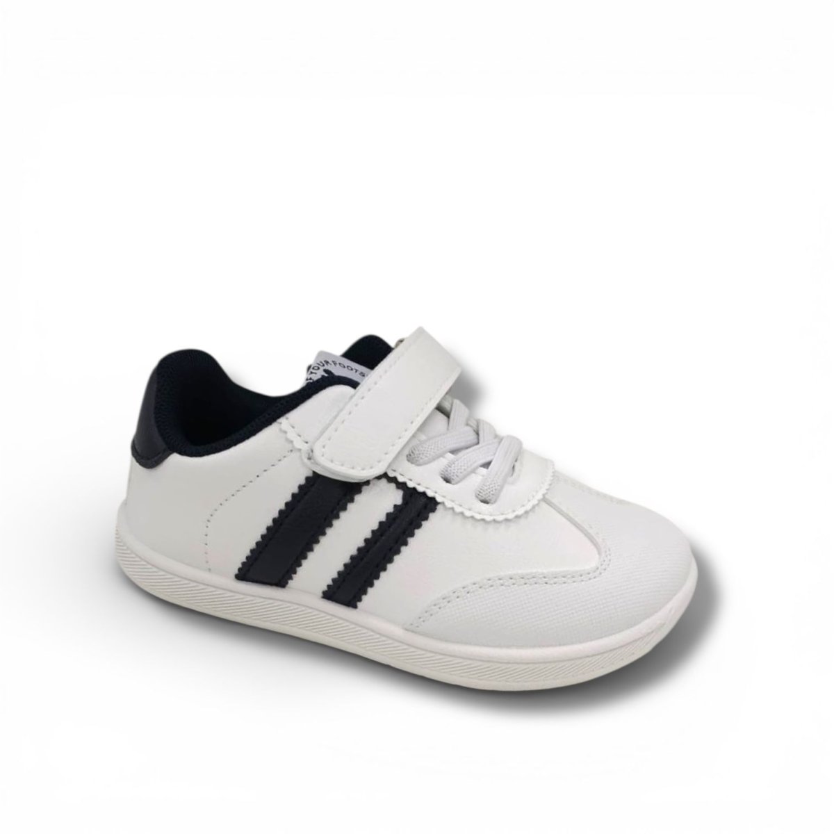 Calzado Respetuoso Infantil Blanco con marino Tallas 24-35 – Modelo K838 - Imagen 2