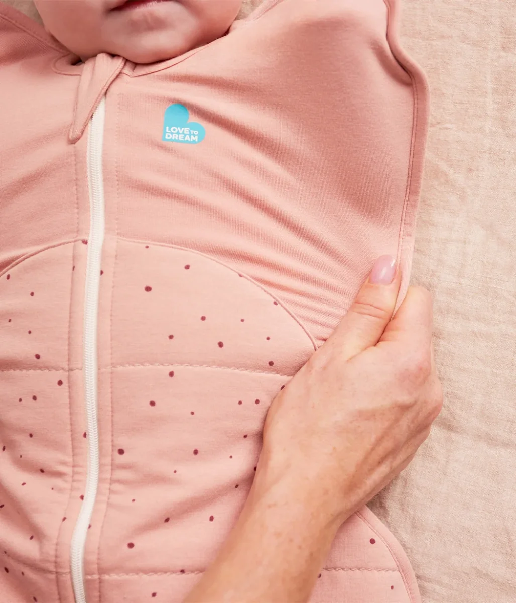 Swaddle Up™ 2.5 TOG Algodón Rosa Guijarros - Imagen 8