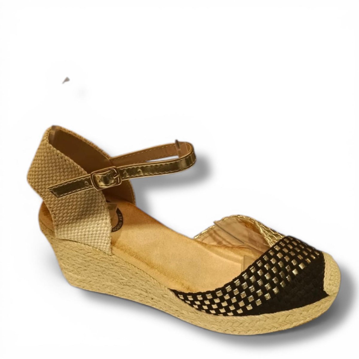 Cuña Señora color negro K 962 – Elegancia Mediterránea, Estabilidad y Confort para Cada Paso - Imagen 2