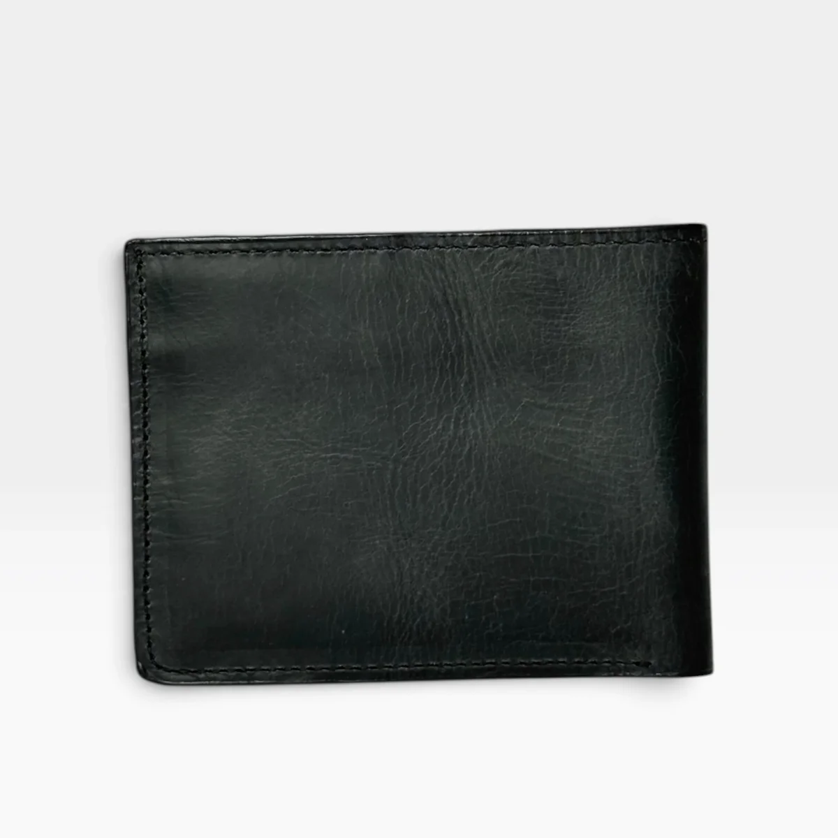 Billetera Hombre Cuero Café Arizona Tinte Borde RFID - Imagen 4