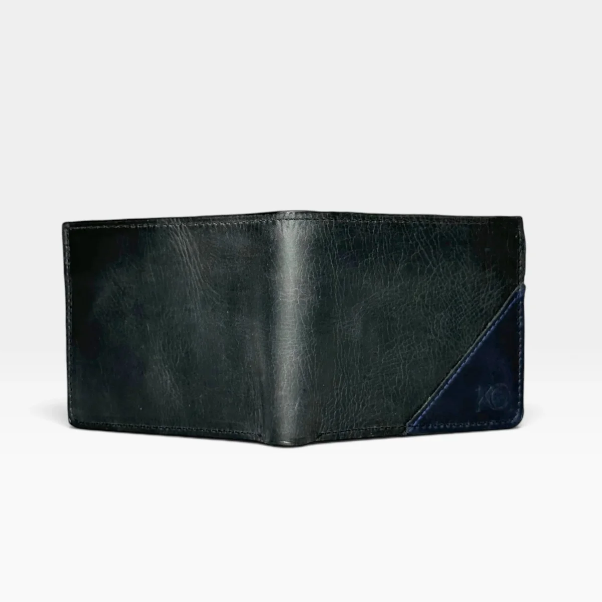 Billetera Hombre Cuero Café Arizona Tinte Borde RFID - Imagen 5