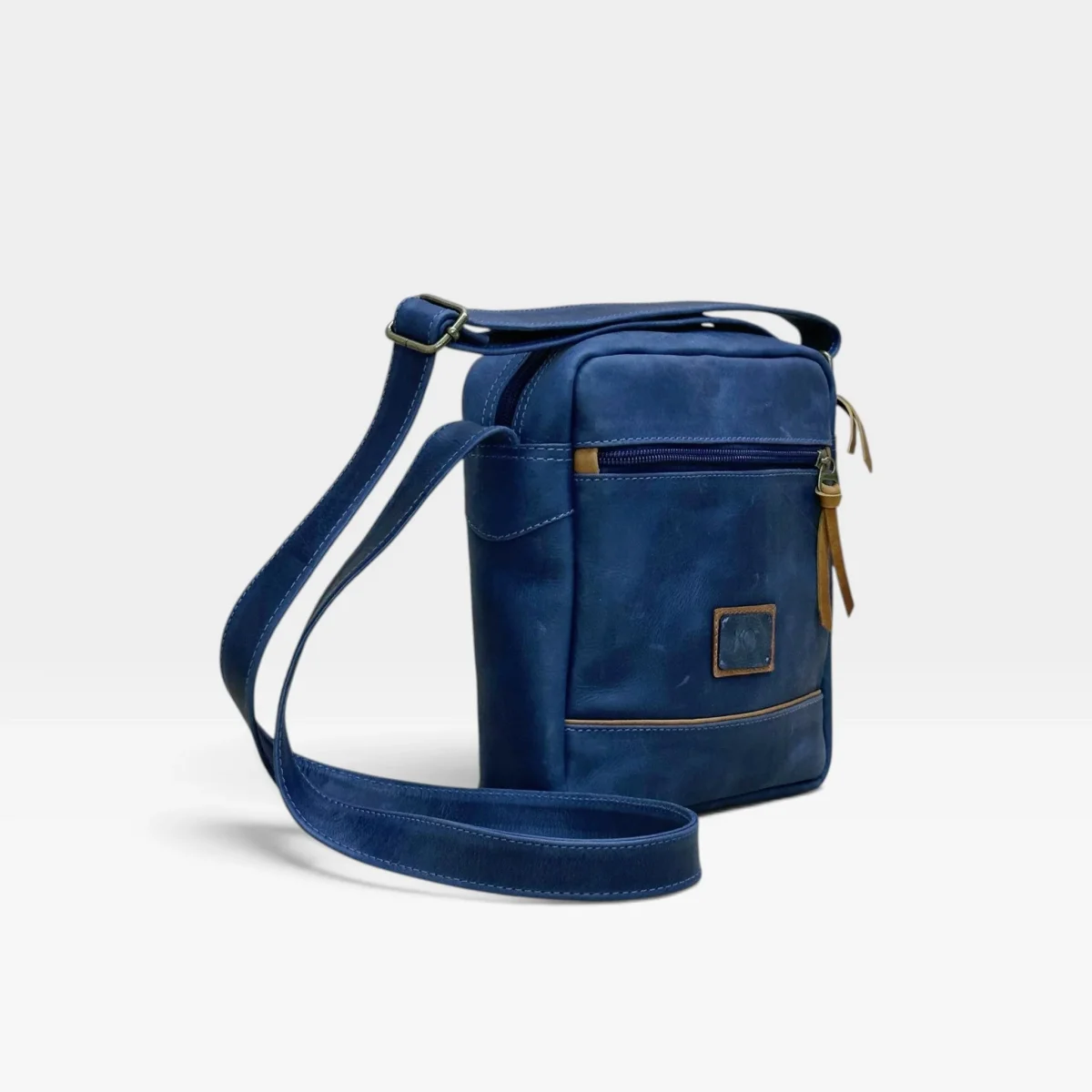 Bolso Manos Libres Cruzado en Cuero Genuino para Hombre — Diseño Minimalista - Imagen 9